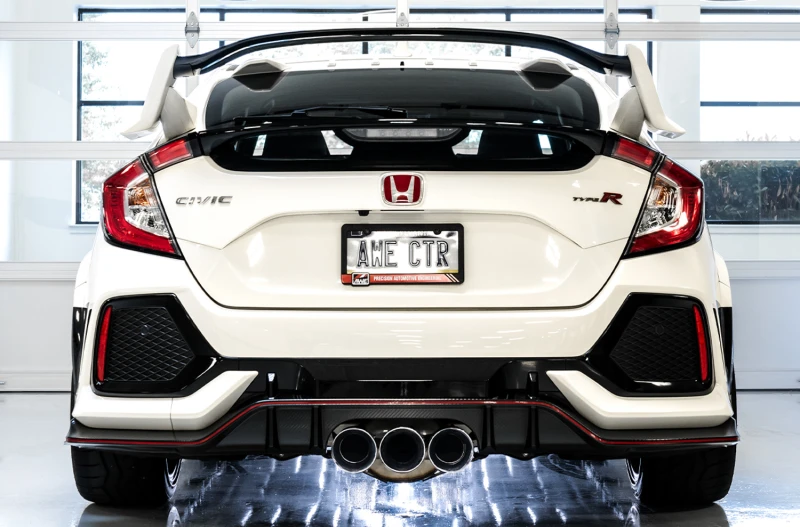 AWE Tuning 2017+ Honda Civic Type R Touring Edition Auspuff mit Vorder- und Mittelrohren - Chromsilberne Endrohre