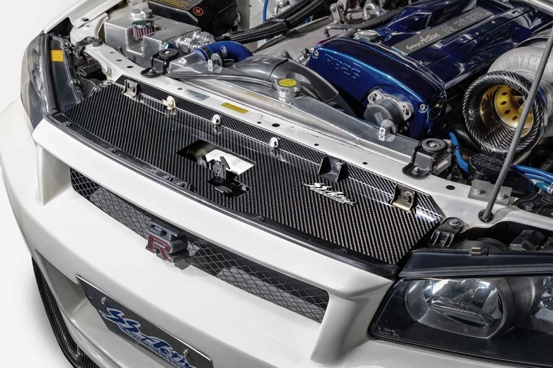 GReddy Garage 89-94 Nissan Skyline GT-R Carbon Cooling Panel R32
