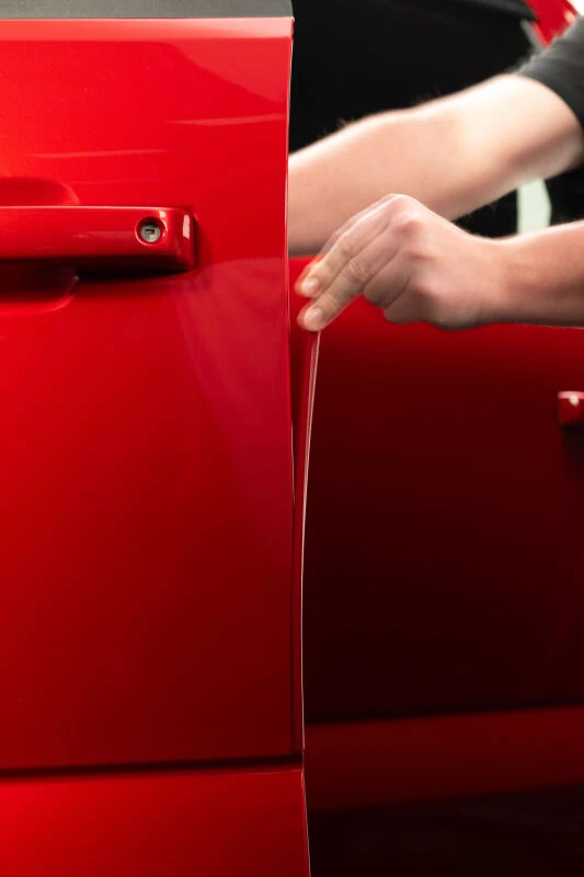 Husky Liners 21-25 Ford F150 Door Edge Guards (4pc Set) - Rapid Red Metallic Tri Coat