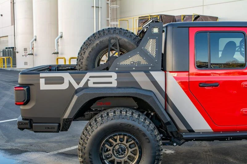 DV8 Offroad Stand Up In-Bed Tire Carrier für 2019+ Jeep Gladiator