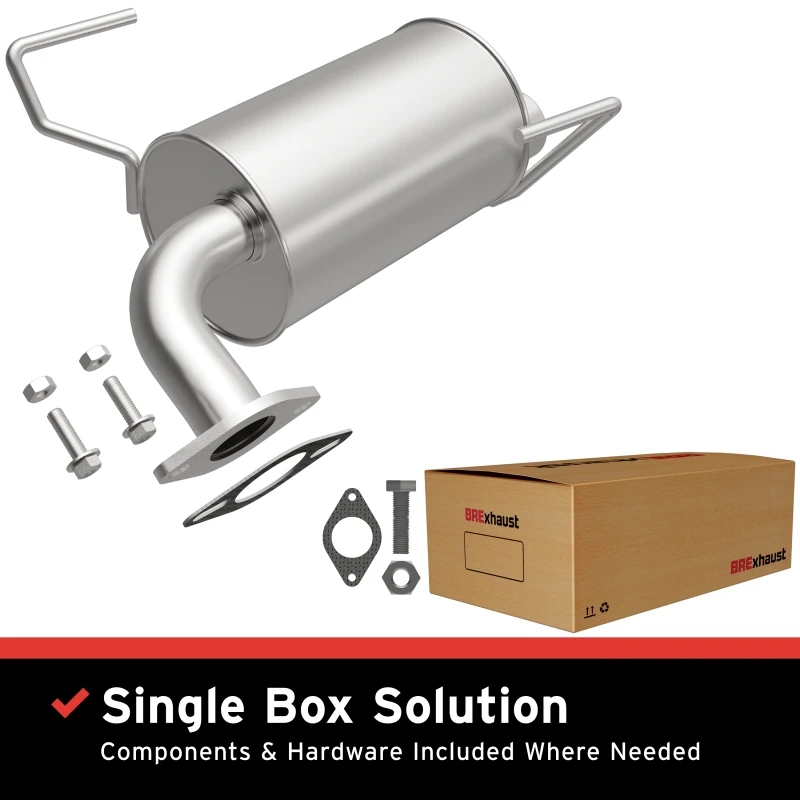 BRExhaust Abgasanlage mit Schalldämpfer für 14-18 Subaru Forester 2.5L