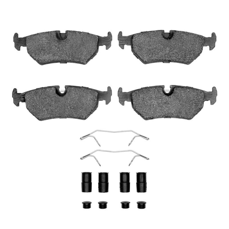 DFC 90-95 Jaguar XJ12 Rear 5000 Advanced Low Metallic Brake Pads and Hardware Kit
