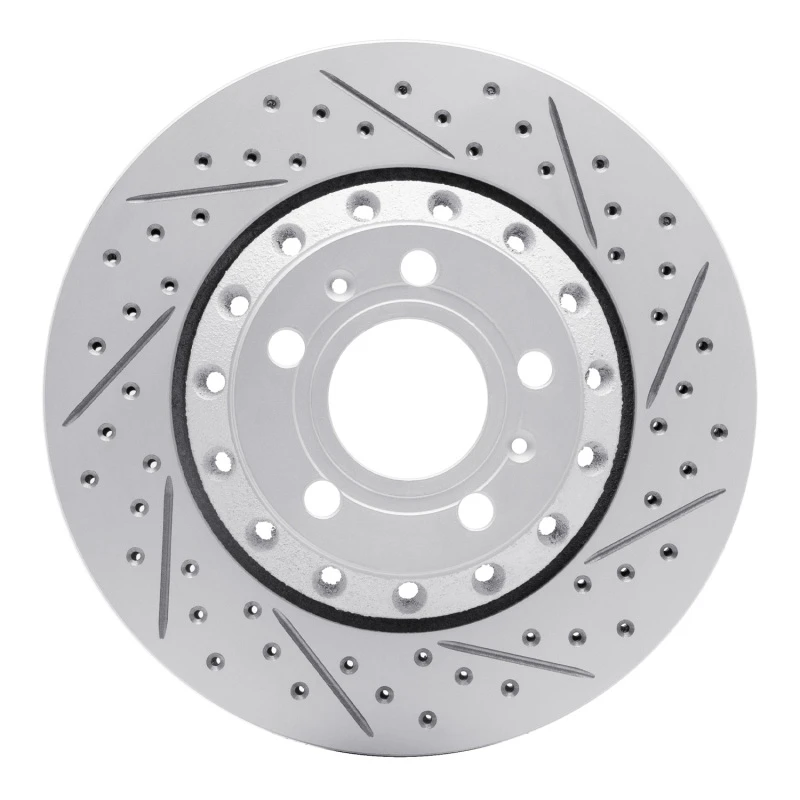 DFC 04-10 Audi A8 Rear Right Drilled & Slotted Geoperformance Rotor
