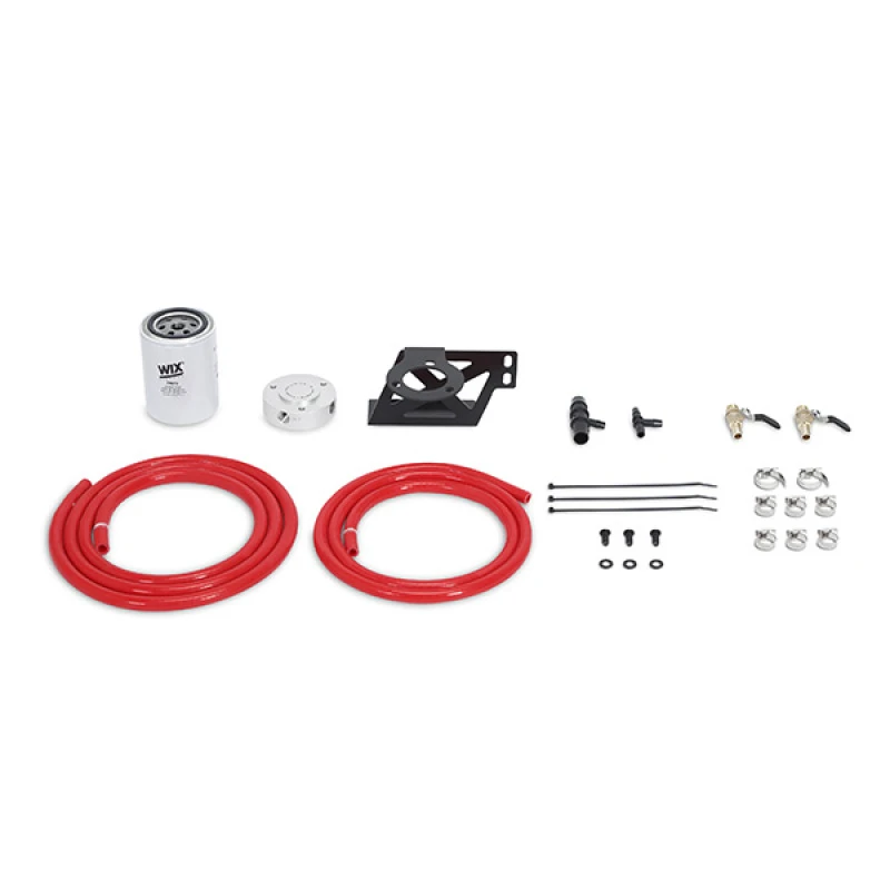 Mishimoto 08-10 Ford 6.4L Powerstroke Kühlmittel-Filter-Kit - Rot