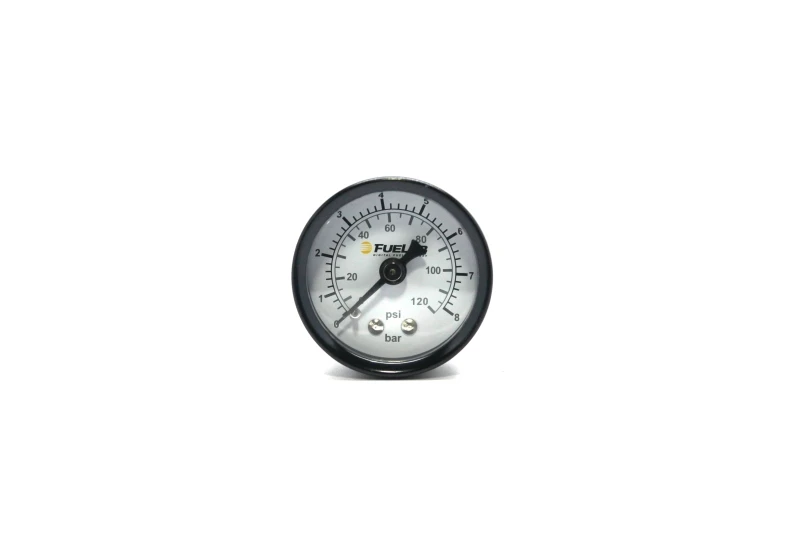 Fuelab 1.5 Zoll Kraftstoffdruckanzeige - EFI - Bereich 0-120 PSI (Doppelskala Bar/PSI)