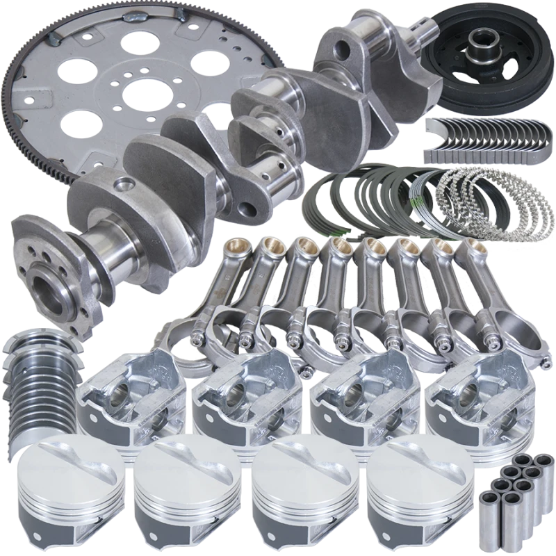 Eagle Chevy 350 Rotierende Baugruppe mit 3.480 Zoll Kurbelwelle und 5.700 Zoll I-Träger Pleuel