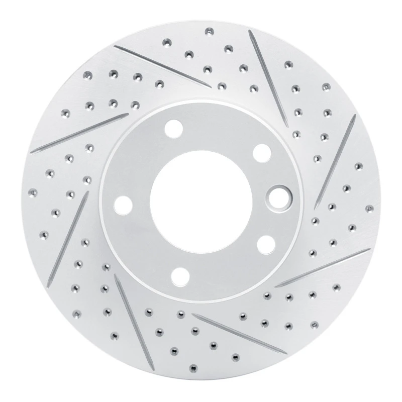 DFC 08-18 Mercedes-Benz G500 (USA/Canada) Front Right Drilled & Slotted Geoperformance Rotor