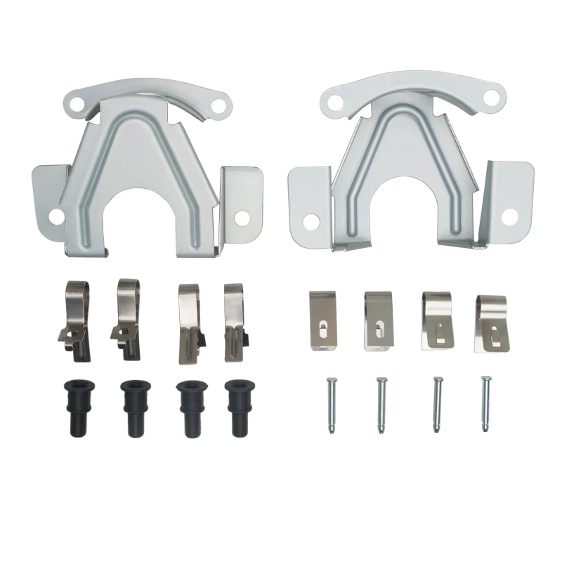 DFC 68-73 Ford Mustang Front 5000 Advanced Semi Metallic Brake Pads and Hardware Kit
