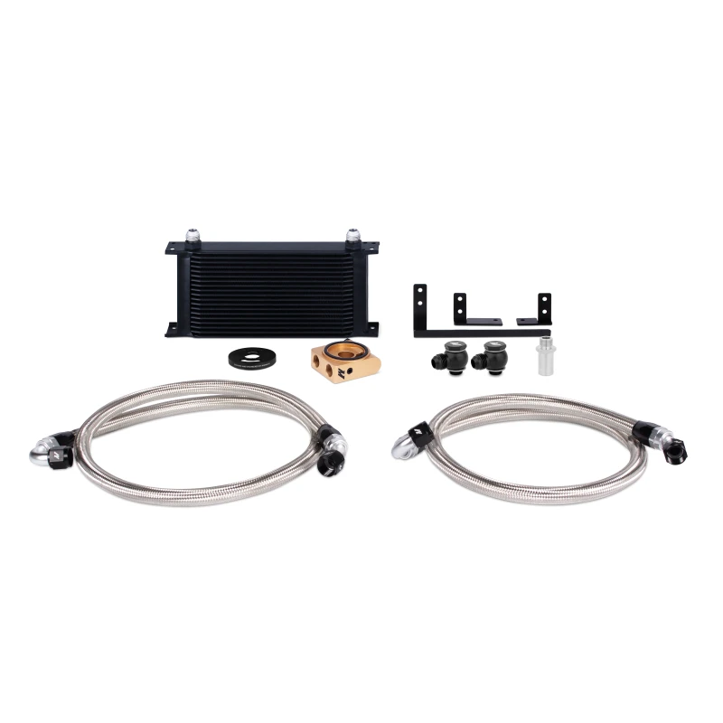 Mishimoto 2016+ Mazda Miata Thermostatisches Ölkühler-Kit - Schwarz