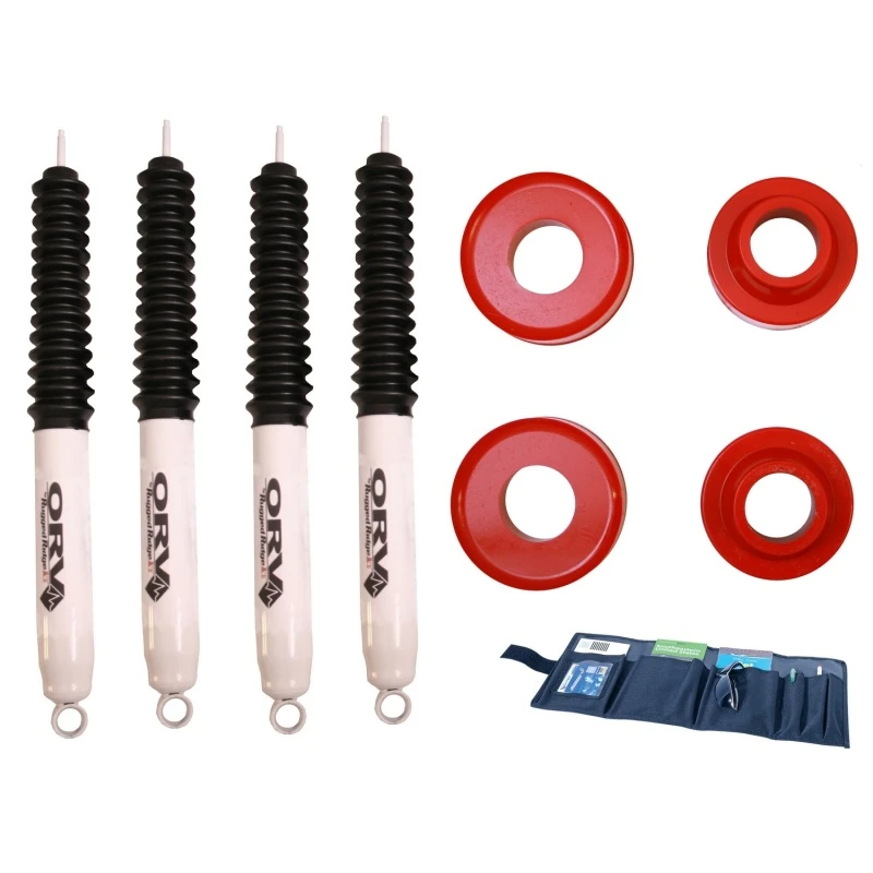 Rugged Ridge 2-Zoll-Coil-Spacer-Kit mit Stoßdämpfern für Jeep Grand Cherokee 99-04
