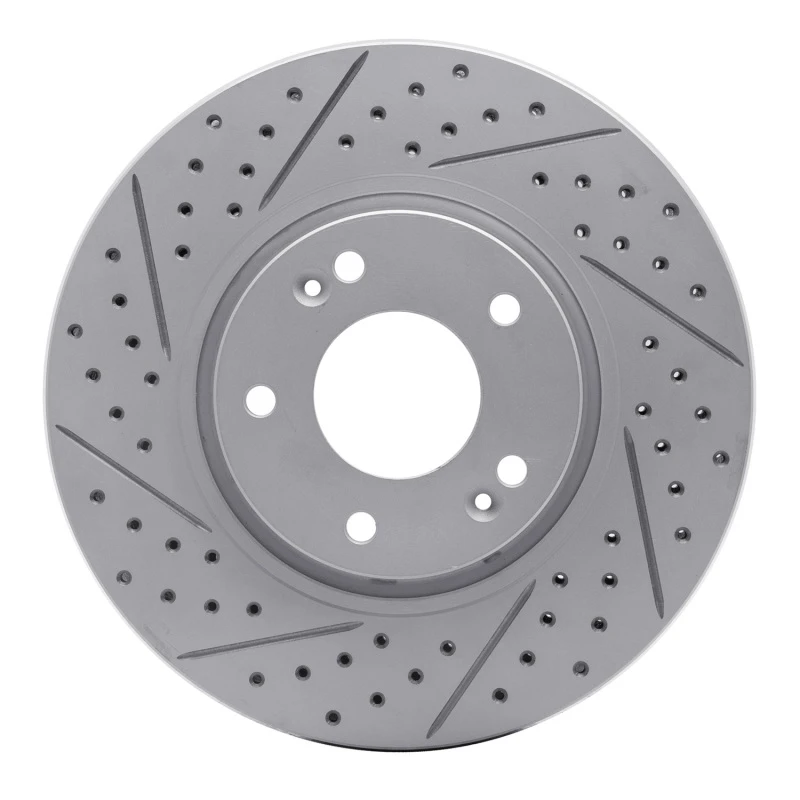 DFC 05-24 Hyundai Sonata Front Left Drilled & Slotted Geoperformance Rotor