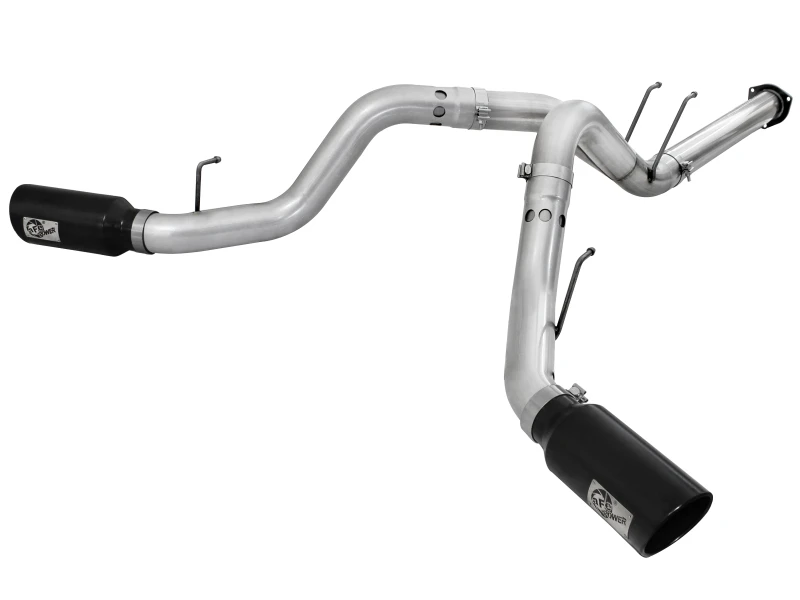 aFe Atlas Auspuff 4 Zoll DPF-Back Al Stahl 11-14 Ford Diesel LKW V8-6.7L (td)