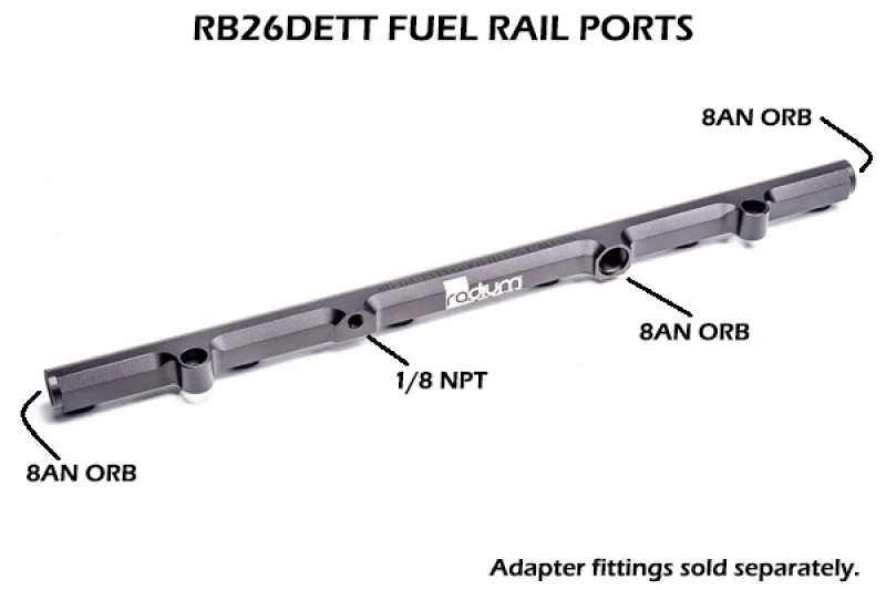 Radium Engineering Nissan RB26DETT Fuel Rail
