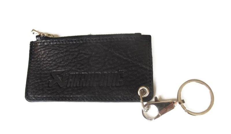 akrapovic_800956-6792d95d3bca1 Akrapovic Leather Zip Keychain - black