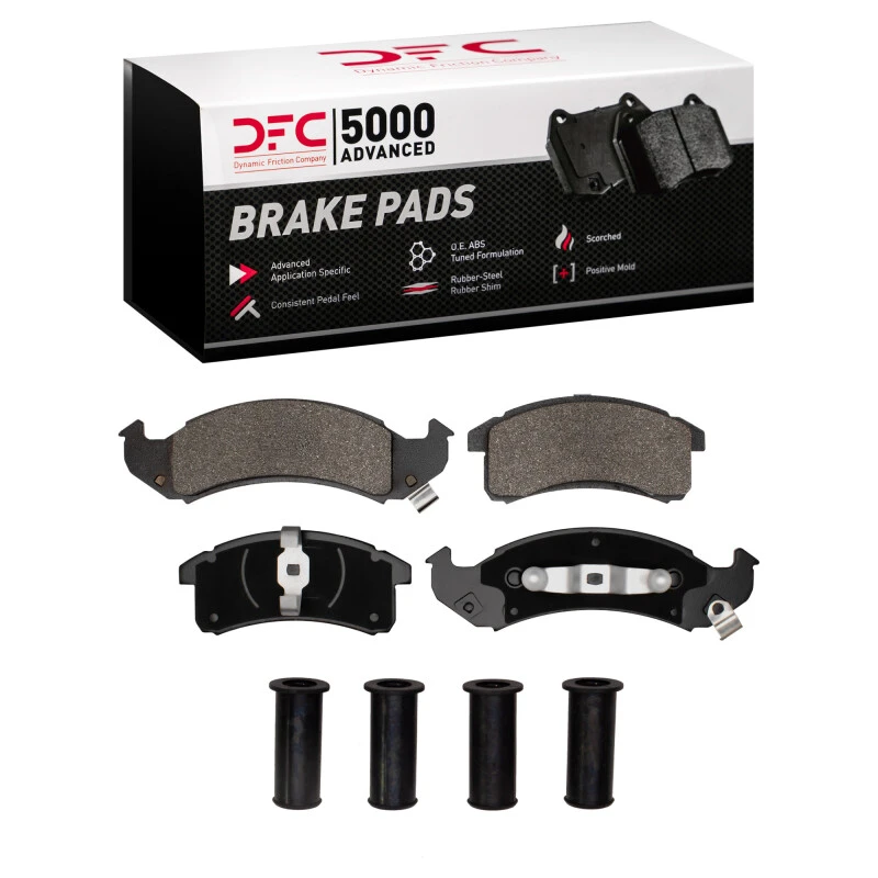 DFC 91-93 Buick Riviera Front 5000 Advanced Semi Metallic Brake Pads and Hardware Kit