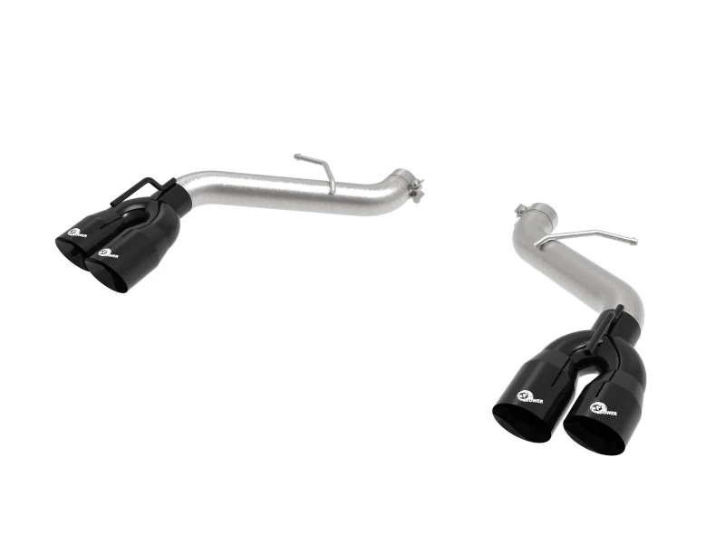 aFe POWER MACH Force-Xp 3-Zoll-Achsantriebs-Endschalldämpfer 16-20 Chevrolet Camaro SS V8 6,2L ohne Schalldämpfer - Schwarz