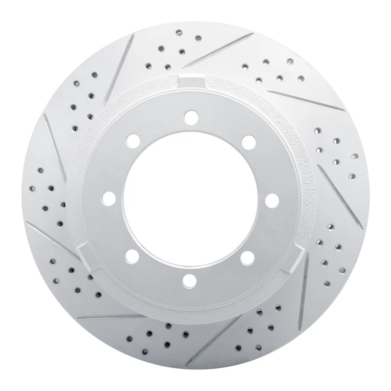 DFC 11-22 Ford F-350 Super Duty 2WD Rear Left Drilled & Slotted Geoperformance Rotor