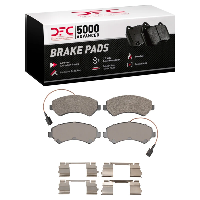DFC 14-22 Ram ProMaster 3500 Front 5000 Advanced Semi Metallic Brake Pads and Hardware Kit
