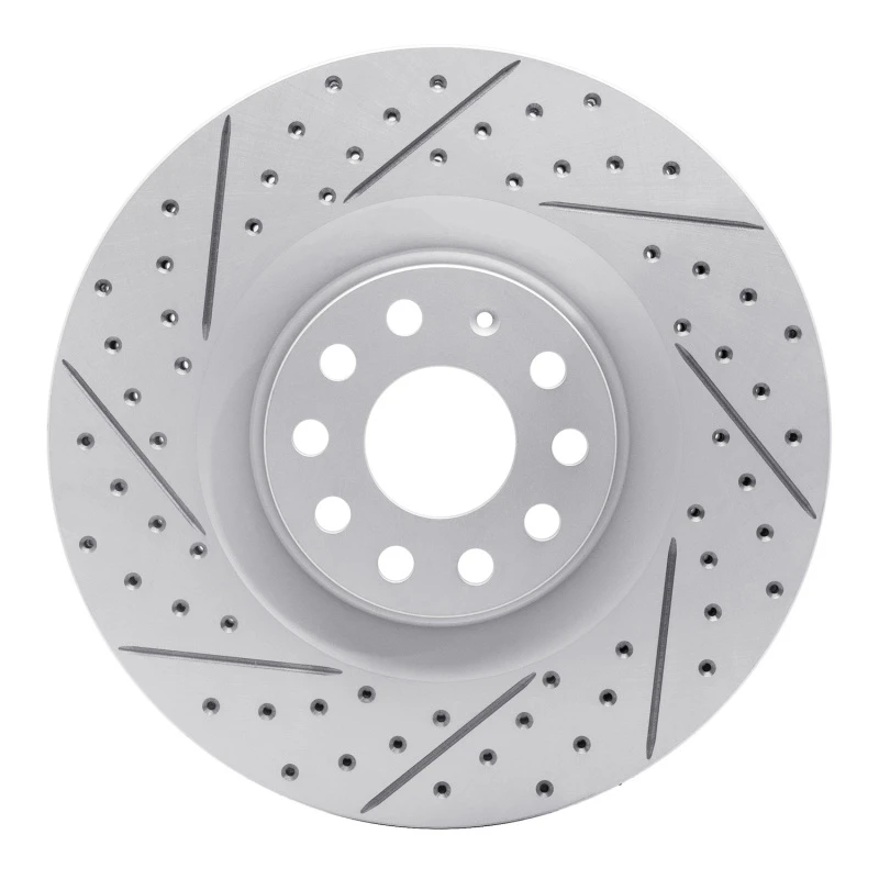 DFC 06-13 Audi S3 (Mexico) Front Left Drilled & Slotted Geoperformance Rotor