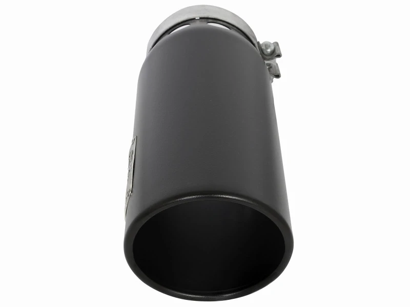 aFe MACHForce XP Cat-Back SS-304 5-Zoll-Intercooled-Endschalldämpfer 5-Zoll-Einlass x 6-Zoll-Auslass x 16-Zoll-Länge Rechts Schwarz