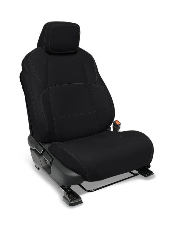 PRP 2024 Toyota Tacoma Front Seat Covers - All Black (Pair)