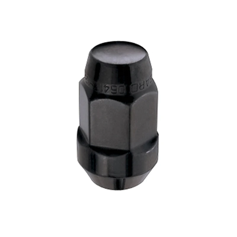 McGard Hex-Lugnut (Cone Seat Bulge Style) M14X1.5 / 22mm Hex / 1.635in. Länge (Box von 144) - Schwarz