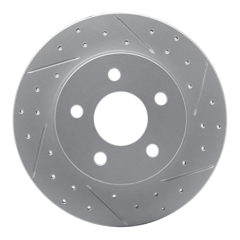 DFC 04-12 Chevrolet Cobalt Rear Right Drilled & Slotted Geoperformance Rotor