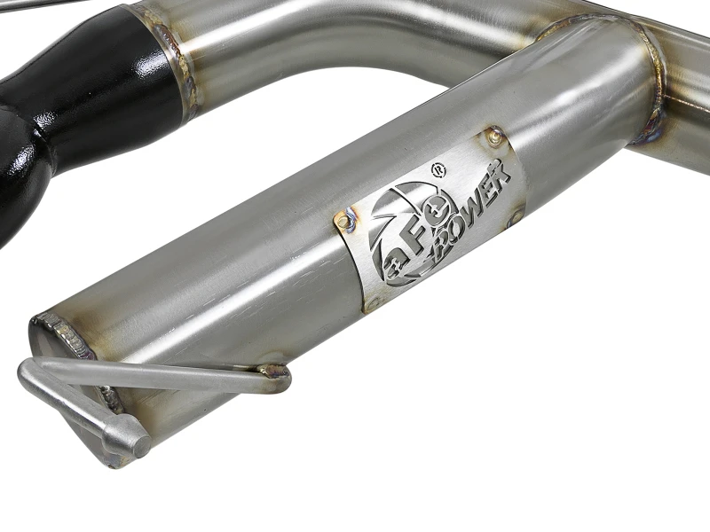 aFe MACHForce XP 08-13 BMW 135i L6-2.0L N54/N55 3 Zoll 304 SS Axle-Back Exhaust mit schwarzen Spitzen