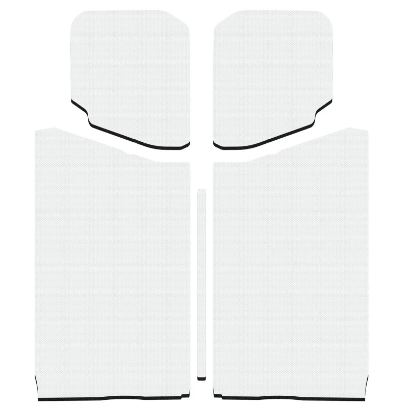 DEI 18-23 Jeep Wrangler JL 2-Türig Boom Mat Headliner - 5-teilig - Weiß