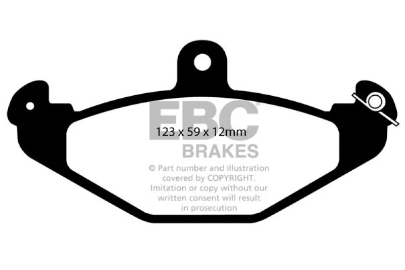 DP2885_2-679320a9b3eff EBC 08+ Lotus 2-Eleven 1.8 Supercharged Redstuff Rear Brake Pads