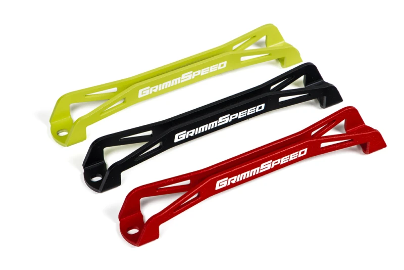 GrimmSpeed Lightweight Battery Tie Down for 08-18 Subaru WRX/STI - Black