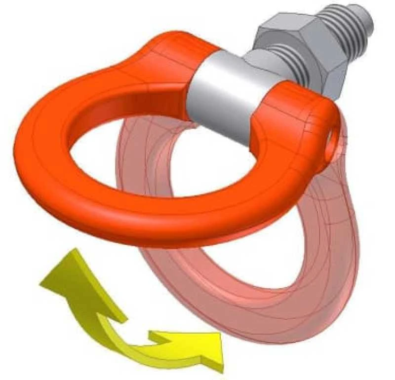 Cusco Schwenkbarer Abschlepphaken hinten für Honda Fit