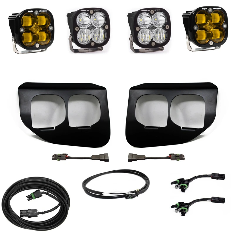 Baja Designs Ford Super Duty (20-On) Fog Lights FPK Amber SAE/Sport DC mit Upfitter