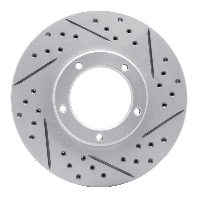DFC 95-04 Toyota Tacoma Front Right Drilled & Slotted Geoperformance Rotor
