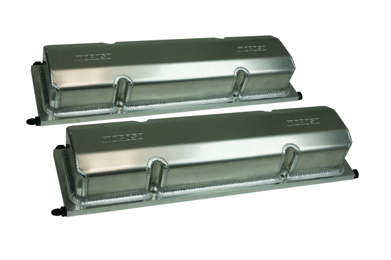 Moroso Ventildeckel für Chevrolet Small Block (13-23 Grad Standardköpfe) mit Öler - Alu - Paar