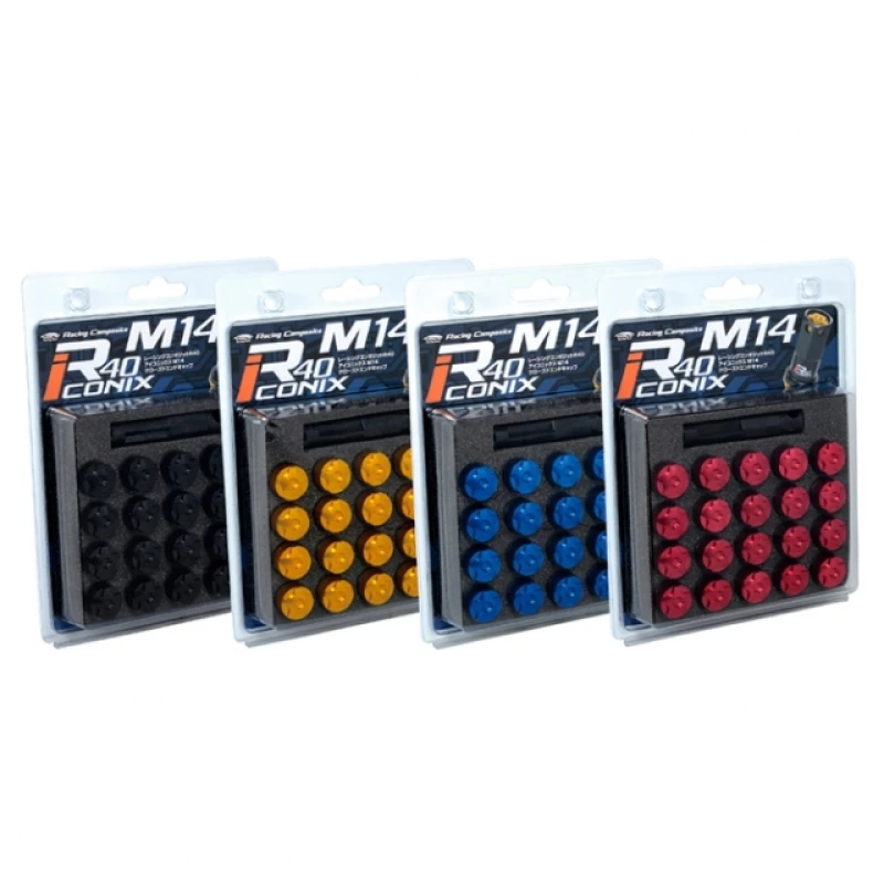Project Kics R40 Iconix Aluminum Cap Set