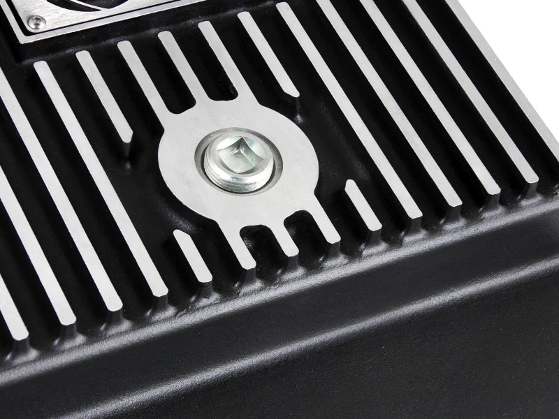 aFe Getriebe-Pfanne (Schwarz mit bearbeiteten Rippen) GM Trucks 99-16 (4L60-E/4L60E/4L65E/4L70E/4L75E)