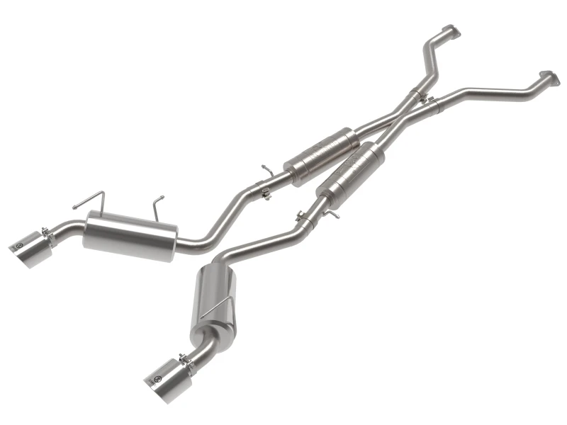 aFe Takeda Cat-Back Exhaust System Nissan 370Z 09-20 V6-3.7L- Polished Tip