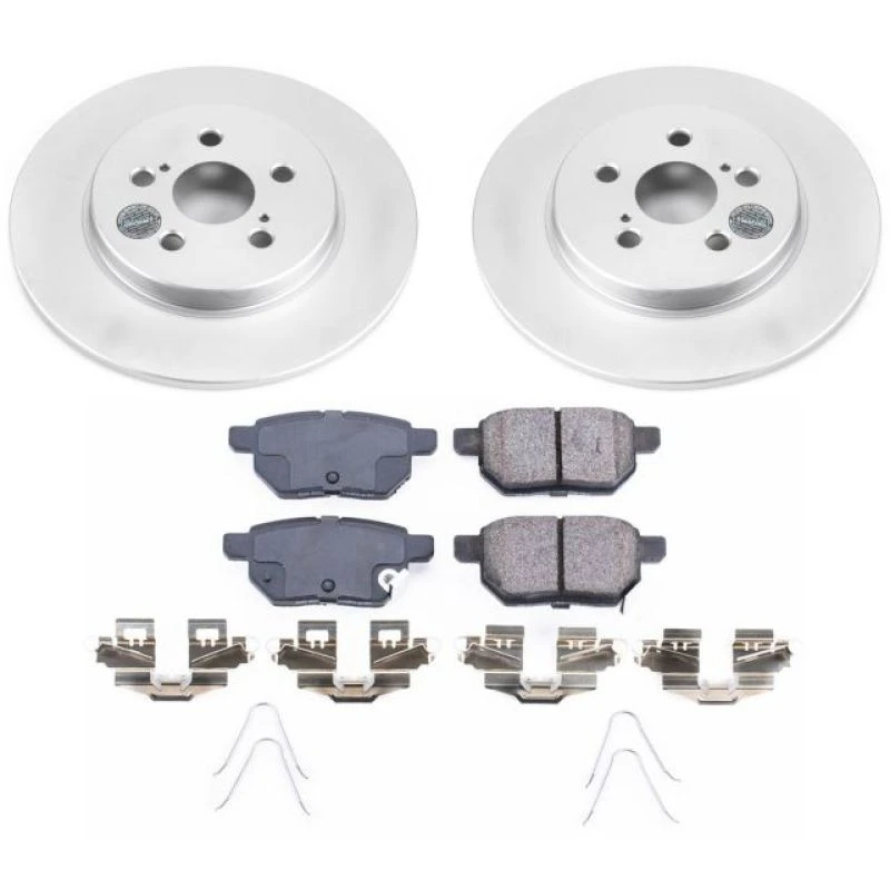 powerstop_CRK6498-679458102c211 Power Stop 11-17 Lexus CT200h Rear Z17 Evolution Geomet Coated Brake Kit