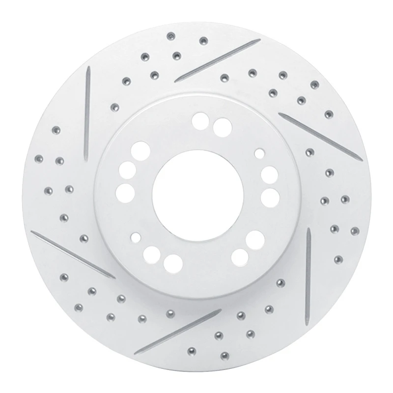 DFC 91-04 Dodge Stealth Front Left Drilled & Slotted Geoperformance Rotor