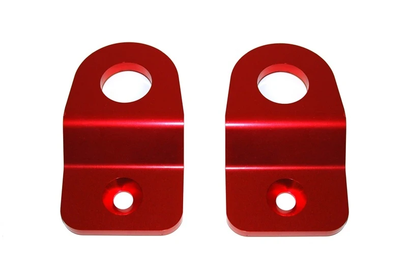 Torque Solution Rote Kühlerhalterung für 08-11 Subaru Impreza / 08-13 WRX / STI / 05-09 Legacy