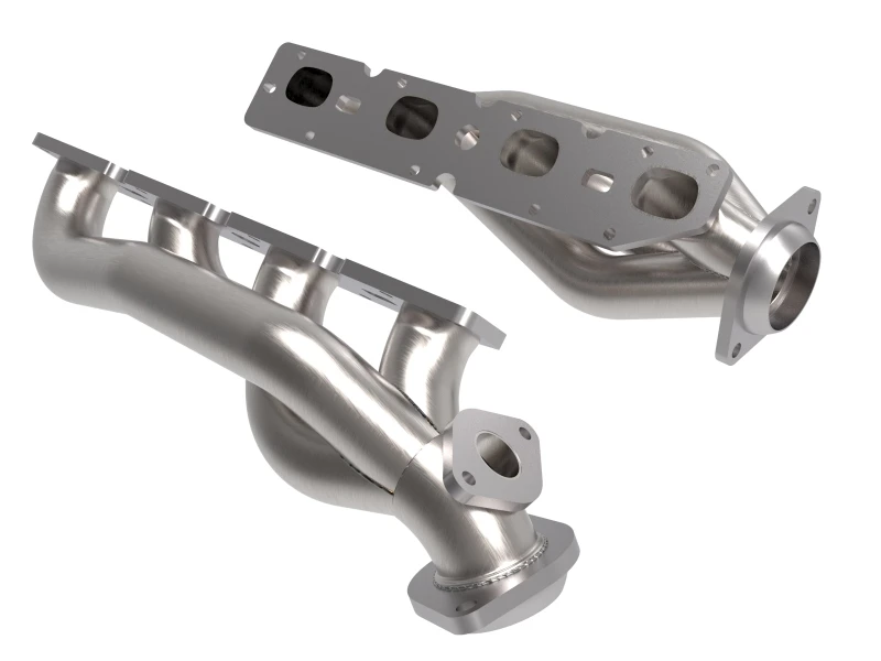 aFe Power Twisted Steel 304SS Shorty Header 19-21 Ram 2500/3500 V8-6.4L (Deutsch: aFe Power Twisted Steel 304SS Kurzstück Header 19-21 Ram 2500/3500 V8-6.4L)