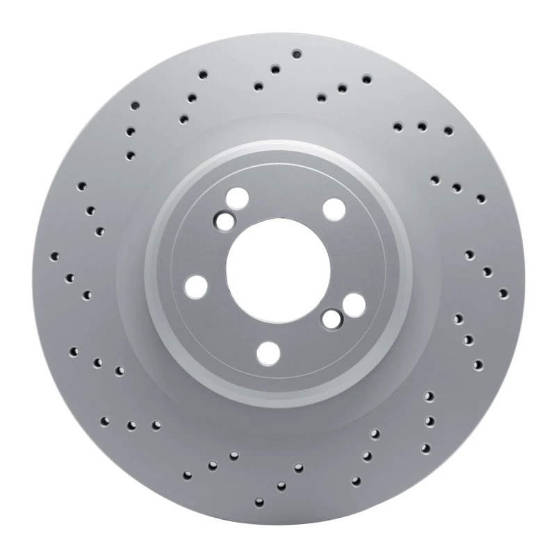 DFC 15-19 BMW X6 Left Rear Drilled Hi-Carbon Alloy Geomet Coated Rotor