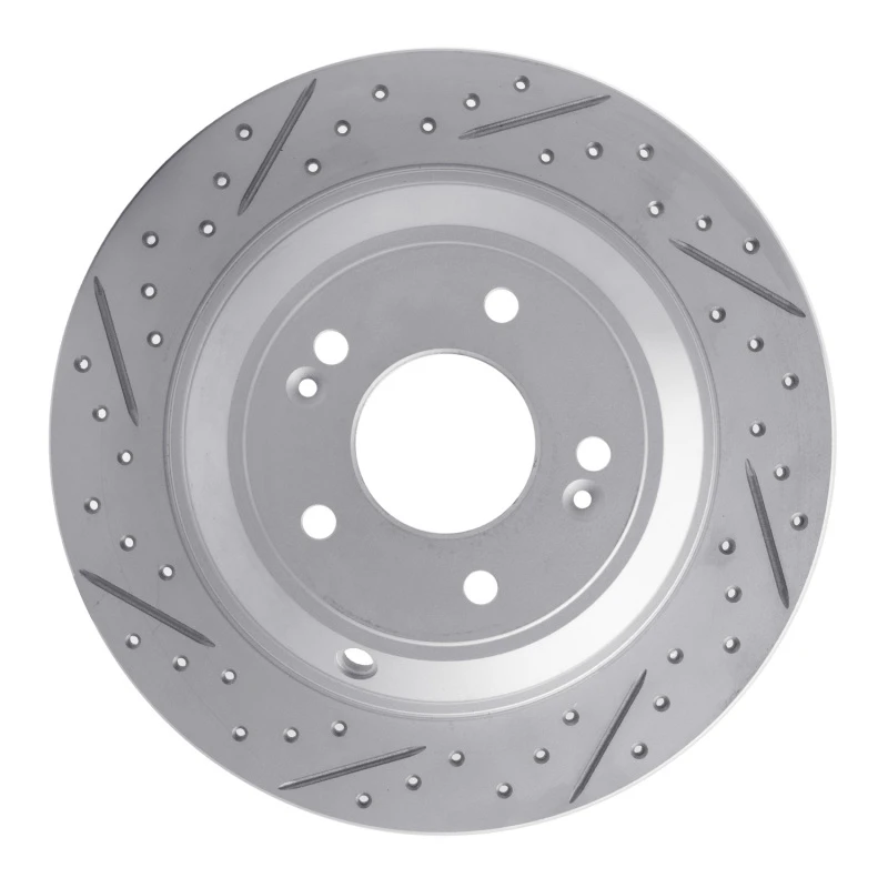 DFC 18-23 Genesis G70 Rear Right Drilled & Slotted Geoperformance Rotor