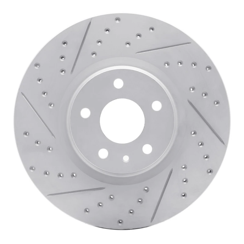 DFC 13-20 Ford Fusion Front Left Drilled & Slotted Geoperformance Rotor