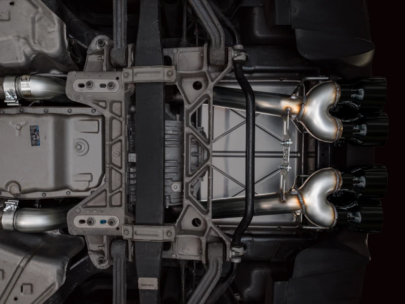 AWE Tuning 05-07 C6 Chevrolet Corvette 6.0L Track Edition Axleback Exhaust w/ Diamond Black Tips