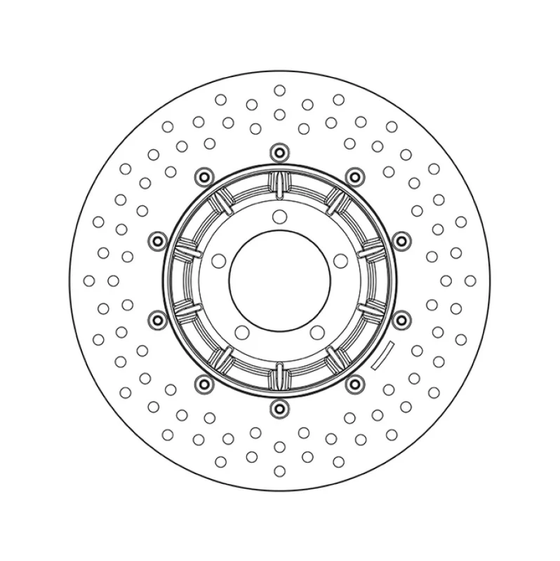 Brembo OE 78-86 BMW R45 450cc 260x5mm Brake Disc - Front Floating