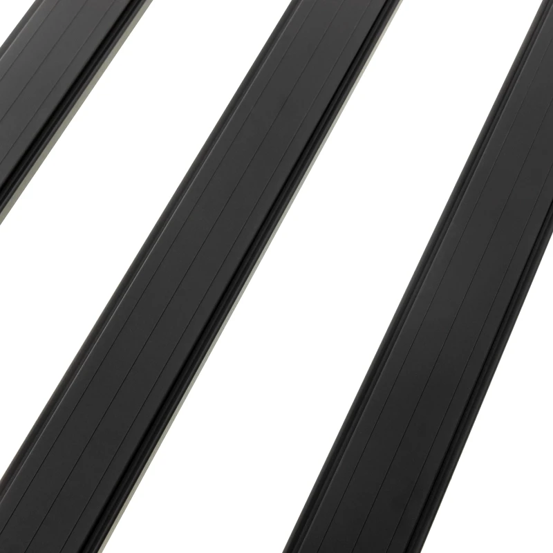 ARB BASE Rack Kit 84 Zoll x 51 Zoll mit Montagekit, Deflektor und vorderen 1/4-Schienen