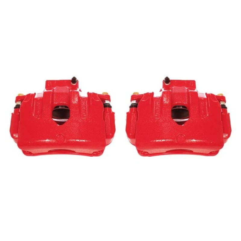 Power Stop 10-16 Hyundai Genesis Coupe Front Red Calipers w/Brackets - Pair