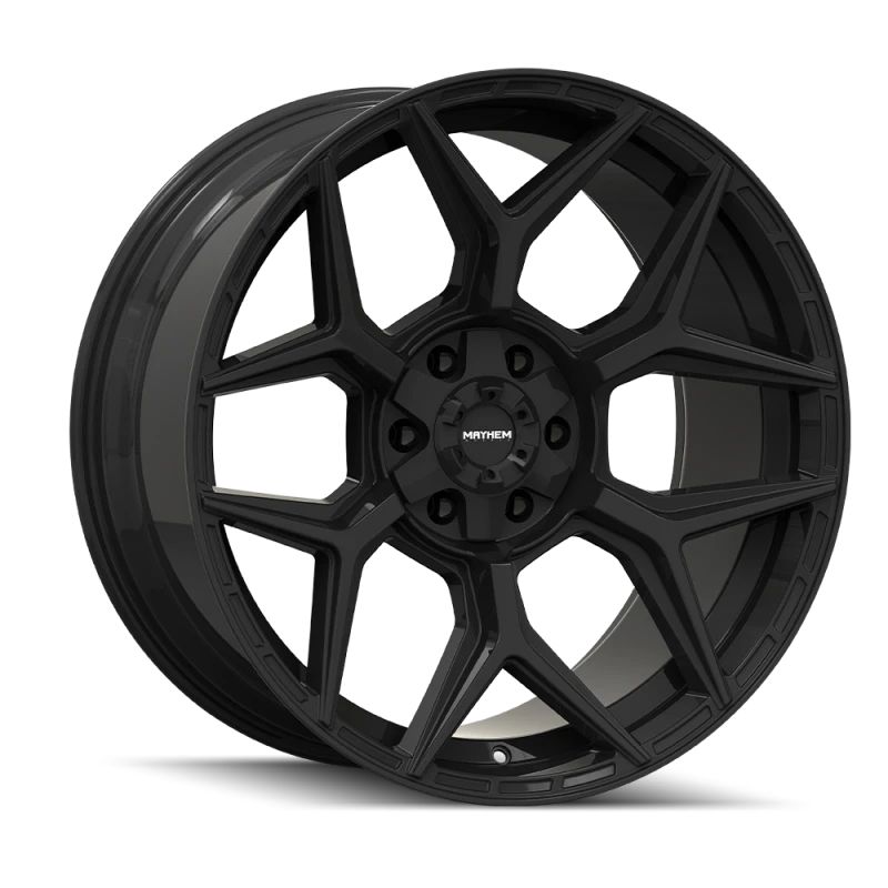 Mayhem Vanquish 8119 20X9.5 / 5x127/5x139.7 / 0mm Offset / 78.1mm Hub - Gloss Black